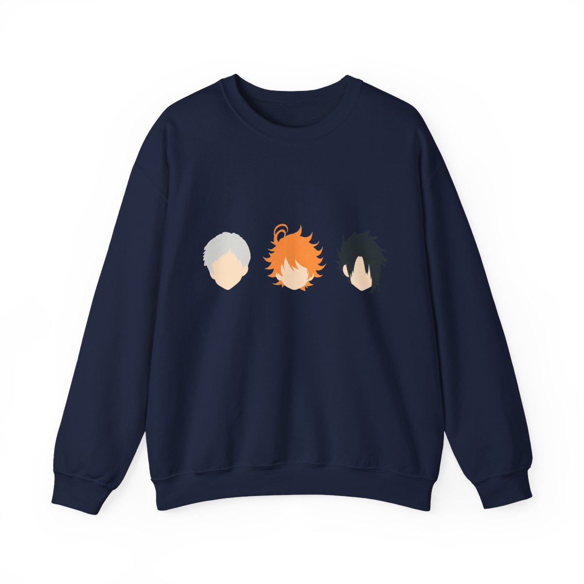 The promised neverland minimal characters Crewneck T-Shirts