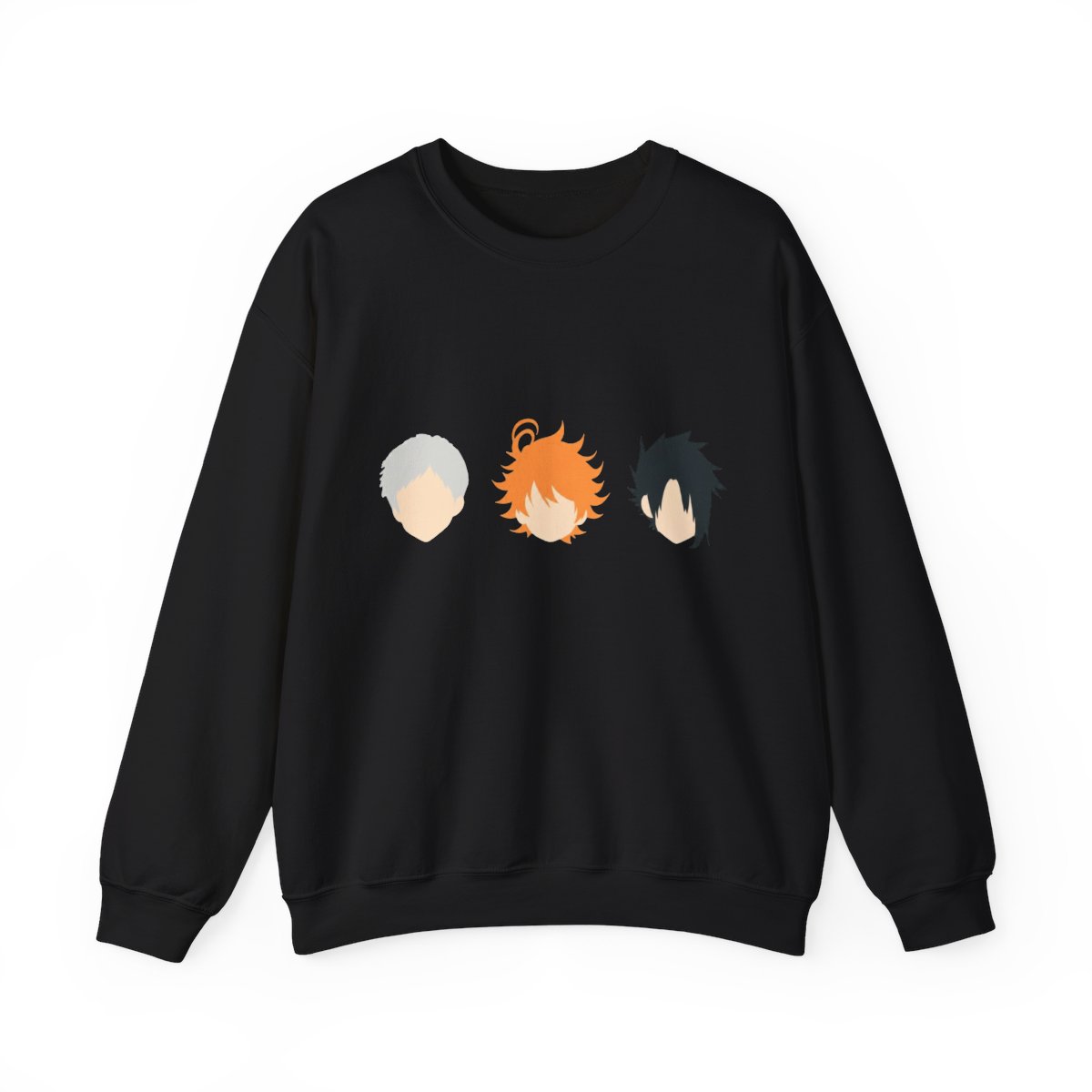 The promised neverland minimal characters Crewneck T-Shirts